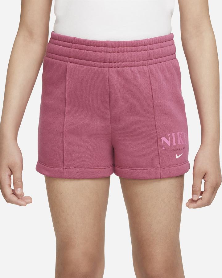 Pantalones Cortos Nike Sportswear Kids Niña Rosas | BUZRT-5823