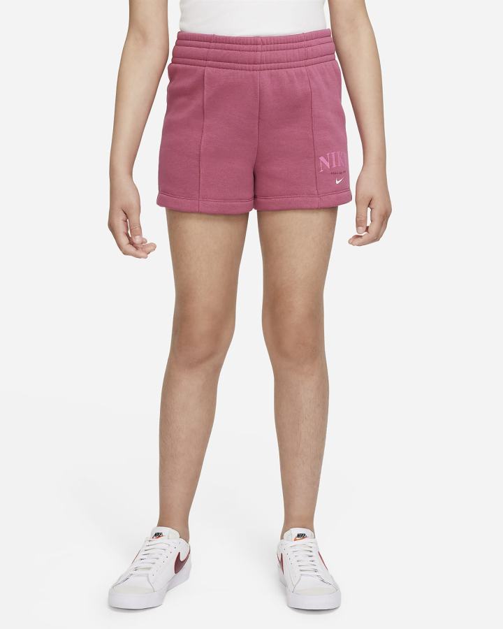 Pantalones Cortos Nike Sportswear Kids Niña Rosas | BUZRT-5823