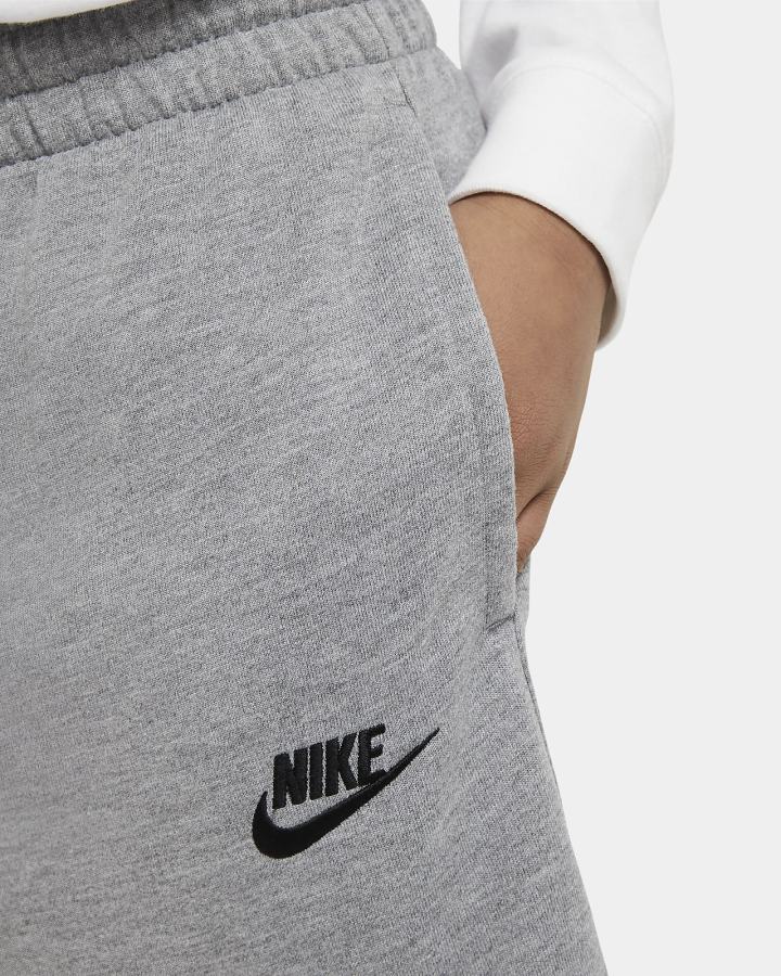 Pantalones Cortos Nike Sportswear Kids Niño Gris Oscuro Negras | HGSAJ-3625