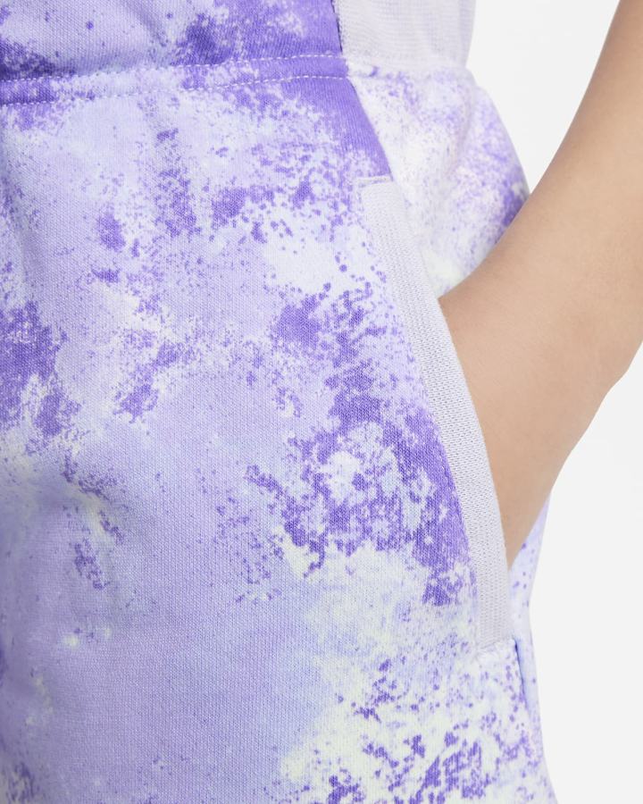 Pantalones Cortos Nike Sportswear Kids Niña Moradas | HOVEX-4502