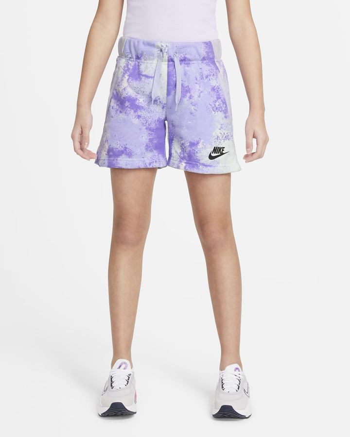 Pantalones Cortos Nike Sportswear Kids Niña Moradas | HOVEX-4502