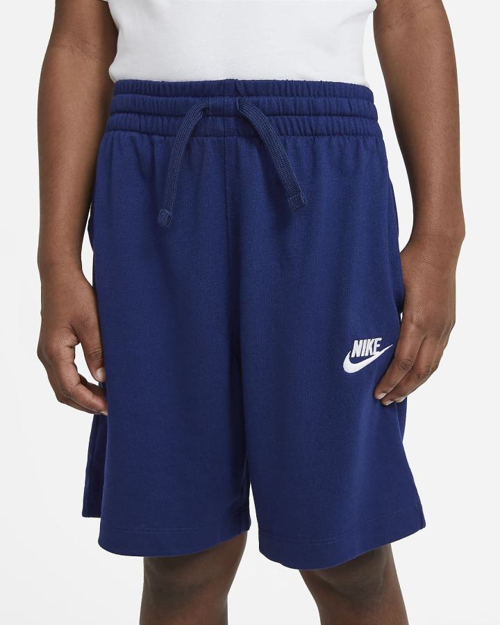 Pantalones Cortos Nike Sportswear Kids Niño Azules Blancas | JLTER-1738