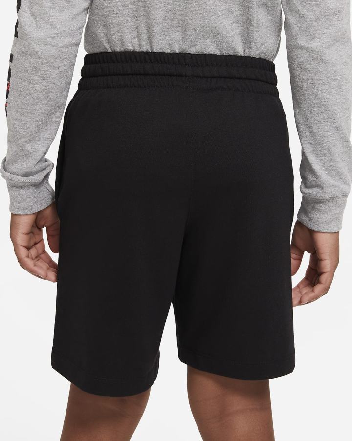 Pantalones Cortos Nike Sportswear Kids Niño Negras Blancas | MSFXA-9812