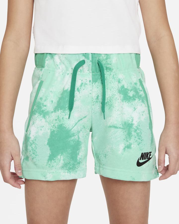 Pantalones Cortos Nike Sportswear Kids Niña Verde | UAMCQ-5426