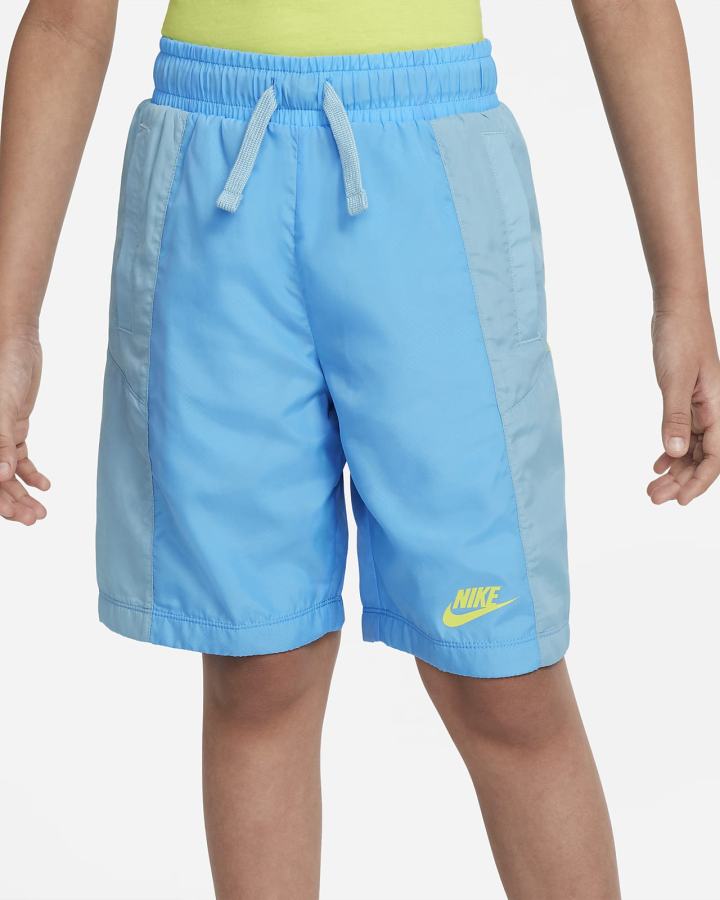 Pantalones Cortos Nike Sportswear Kids Niño Azules Verde | VXBSI-4375