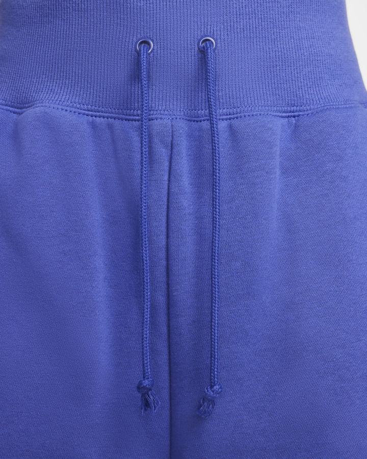 Pantalones Cortos Nike Sportswear Phoenix Fleece High-Waisted Loose-Fit Mujer Azules | AZEPW-8123