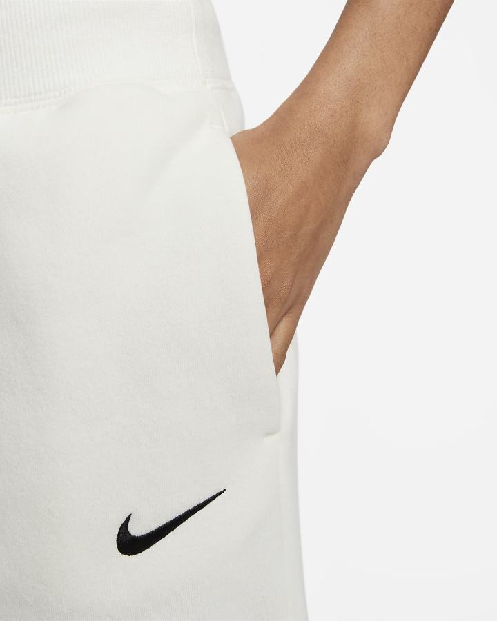 Pantalones Cortos Nike Sportswear Phoenix Fleece High-Waisted Loose-Fit Mujer Negras | JFDYN-3241