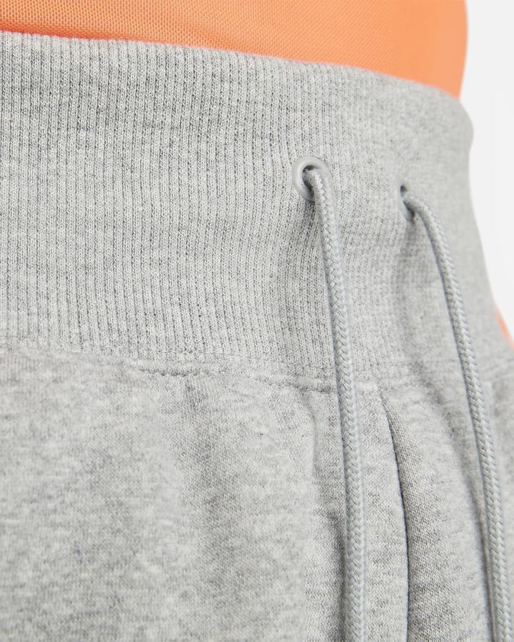 Pantalones Cortos Nike Sportswear Phoenix Fleece High-Waisted Mujer Gris Oscuro | RHPNK-1286