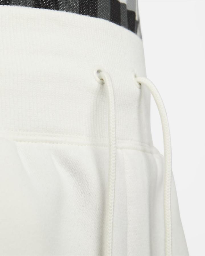 Pantalones Cortos Nike Sportswear Phoenix Fleece High-Waisted Mujer Negras | SQKOM-6394