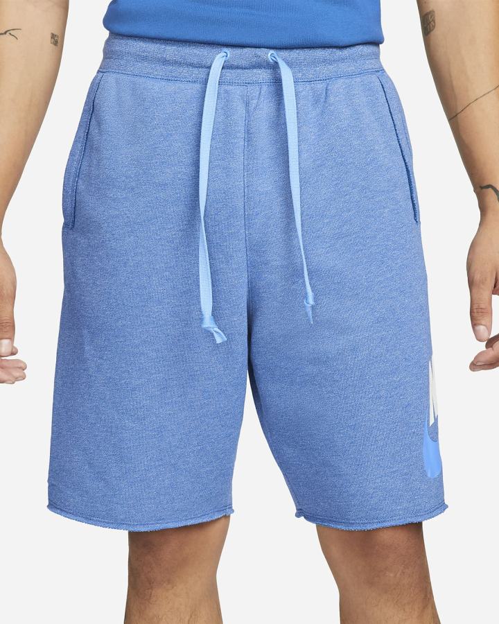 Pantalones Cortos Nike Sportswear Sport Essentials French Terry Alumni Hombre Azules Oscuro | AULMV-7041