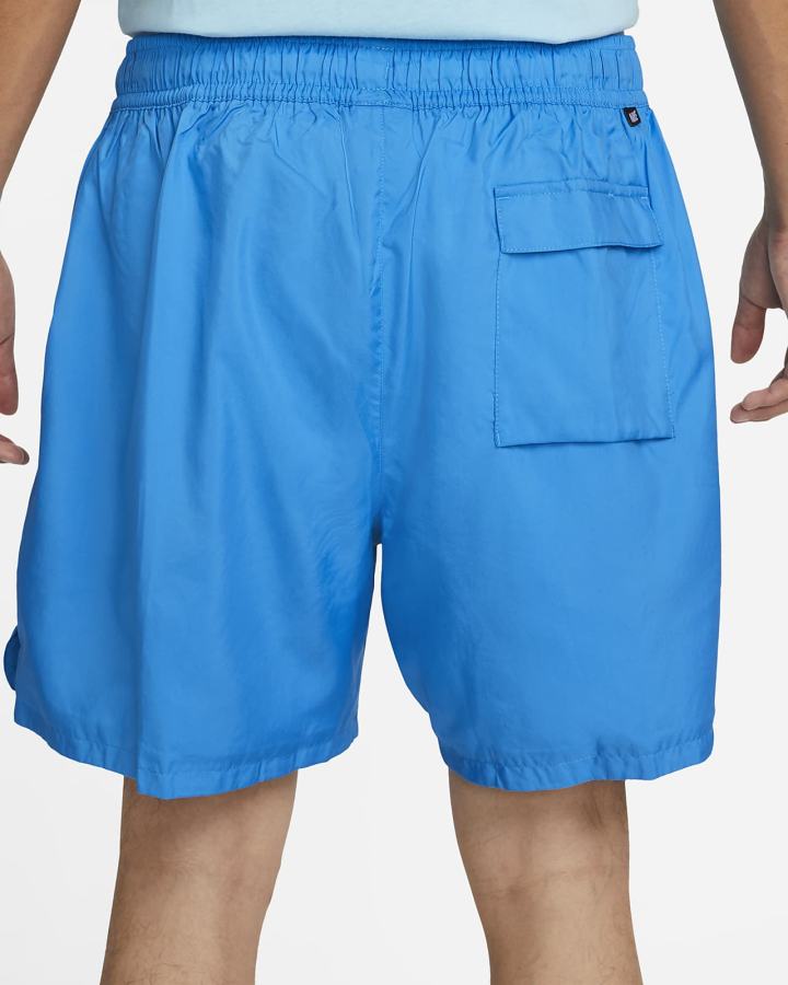 Pantalones Cortos Nike Sportswear Sport Essentials Woven Lined Flow Hombre Azules Claro Blancas | EQKTU-9486