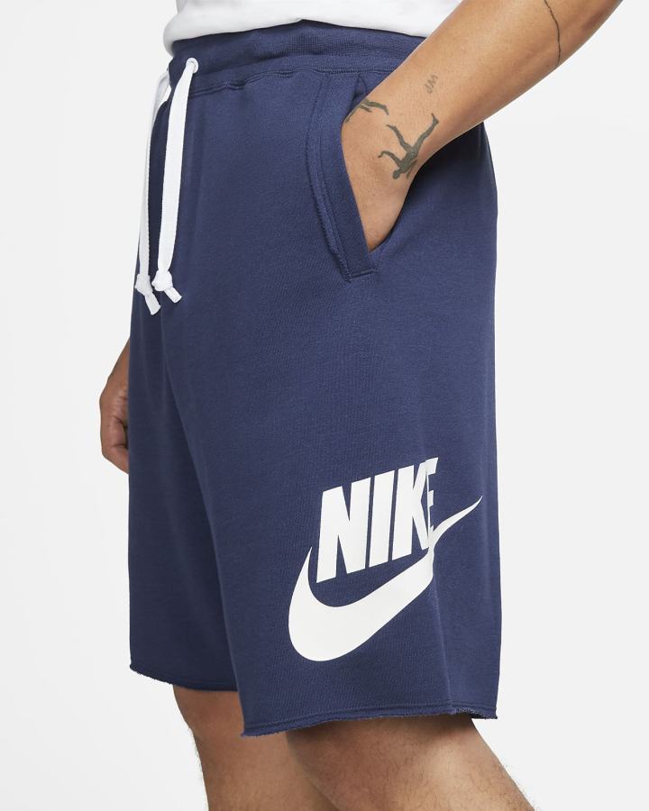 Pantalones Cortos Nike Sportswear Sport Essentials French Terry Alumni Hombre Azul Marino | GAUWZ-3518