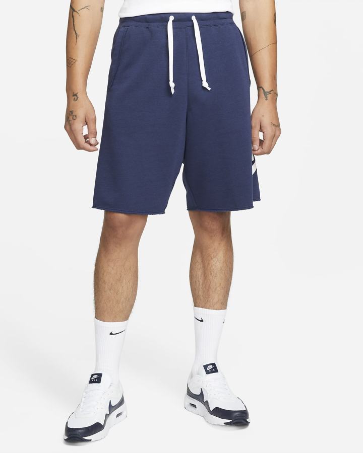 Pantalones Cortos Nike Sportswear Sport Essentials French Terry Alumni Hombre Azul Marino | GAUWZ-3518