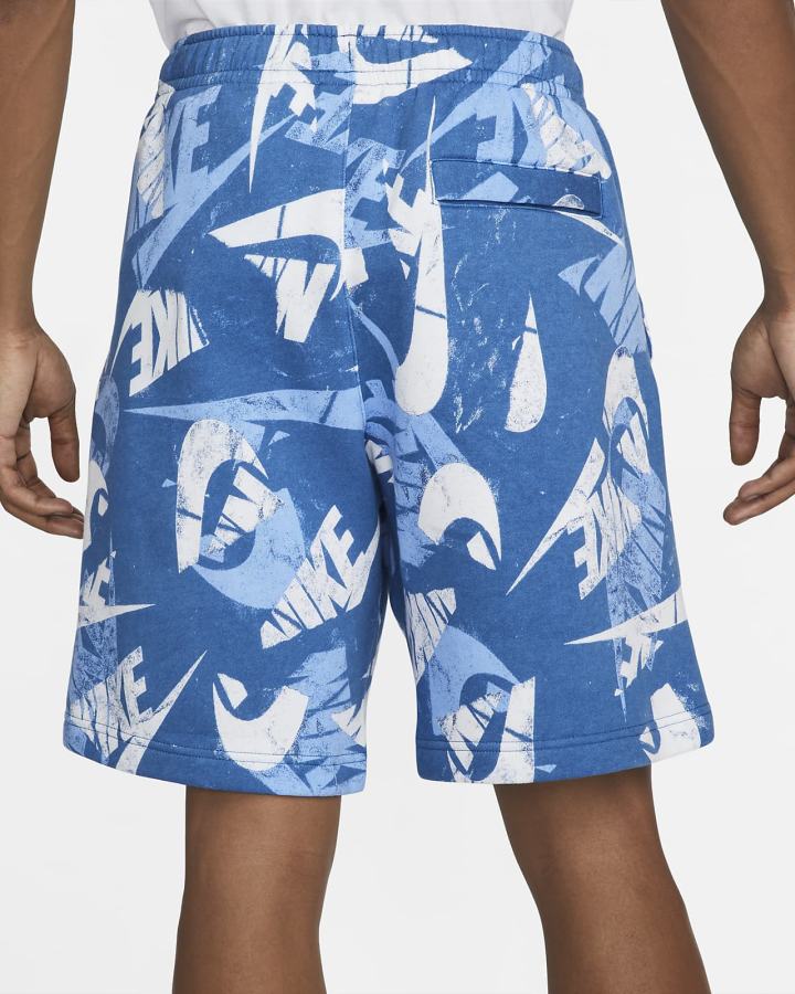 Pantalones Cortos Nike Sportswear Sport Essentials+ Allover Print Hombre Azules Oscuro Negras | GZFXU-0586