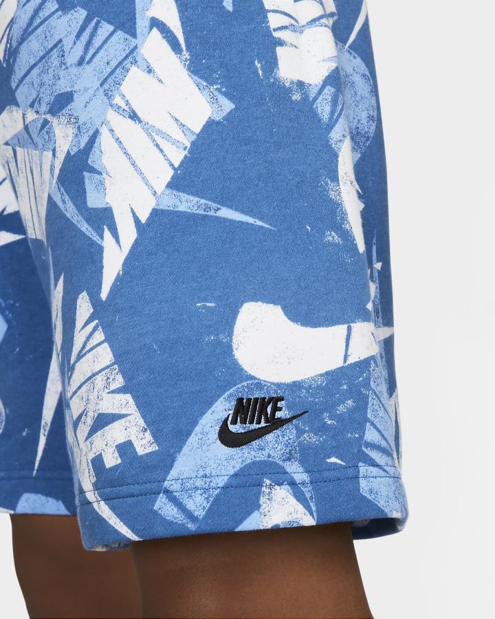 Pantalones Cortos Nike Sportswear Sport Essentials+ Allover Print Hombre Azules Oscuro Negras | GZFXU-0586