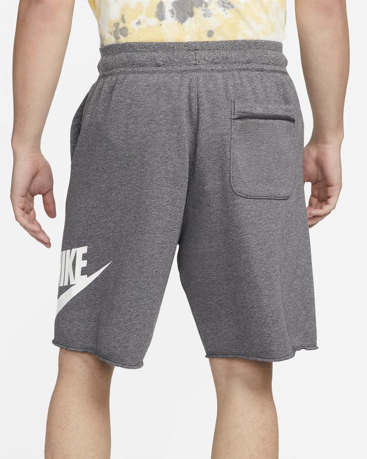 Pantalones Cortos Nike Sportswear Sport Essentials French Terry Alumni Hombre Gris Oscuro | JRNEL-8529