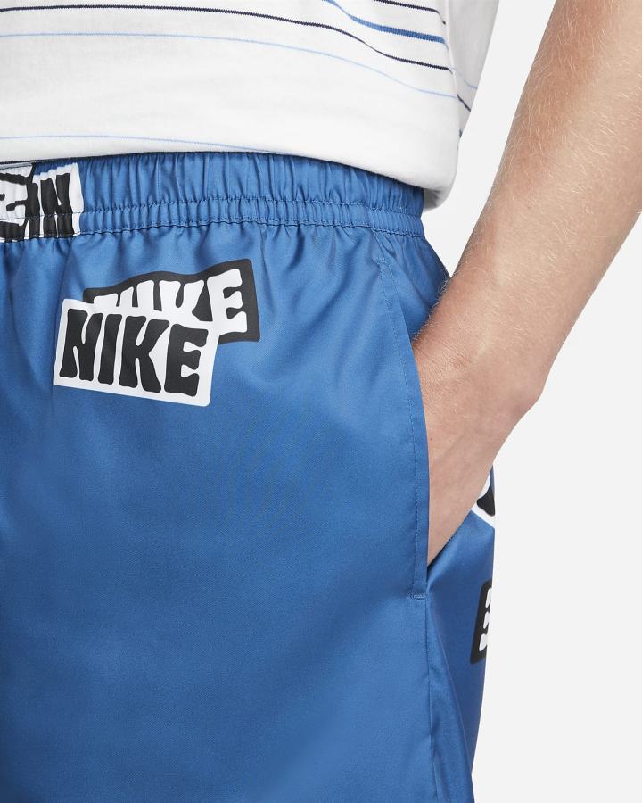 Pantalones Cortos Nike Sportswear Sport Essentials+ Flow Hombre Azules Oscuro Blancas | KDOIL-3489