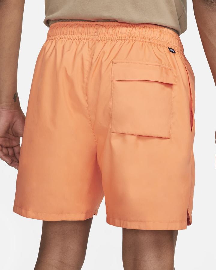 Pantalones Cortos Nike Sportswear Sport Essentials Woven Lined Flow Hombre Naranjas Blancas | KFACX-3706