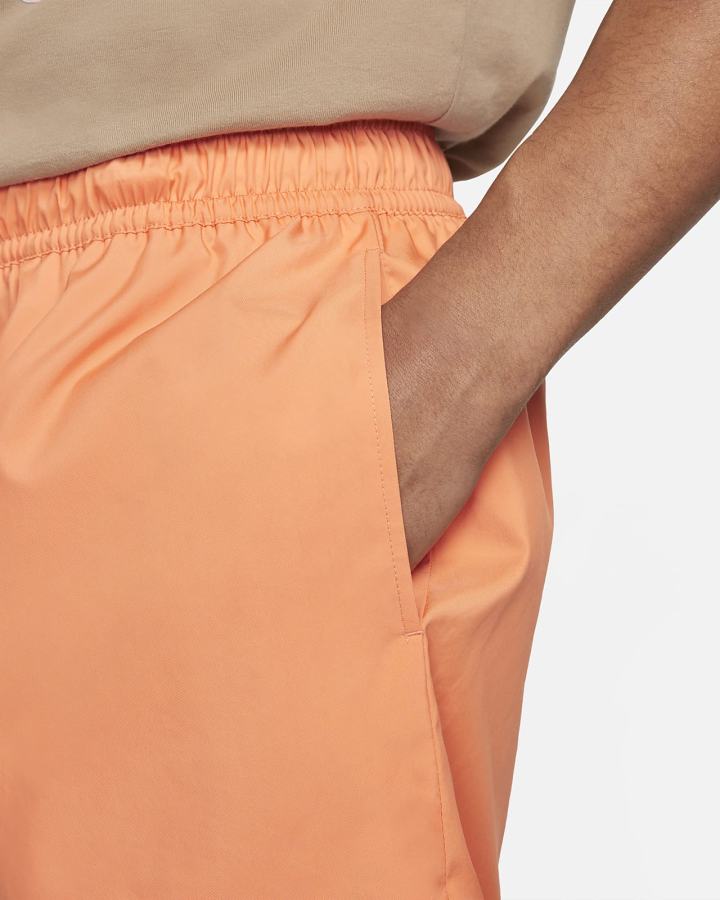 Pantalones Cortos Nike Sportswear Sport Essentials Woven Lined Flow Hombre Naranjas Blancas | KFACX-3706