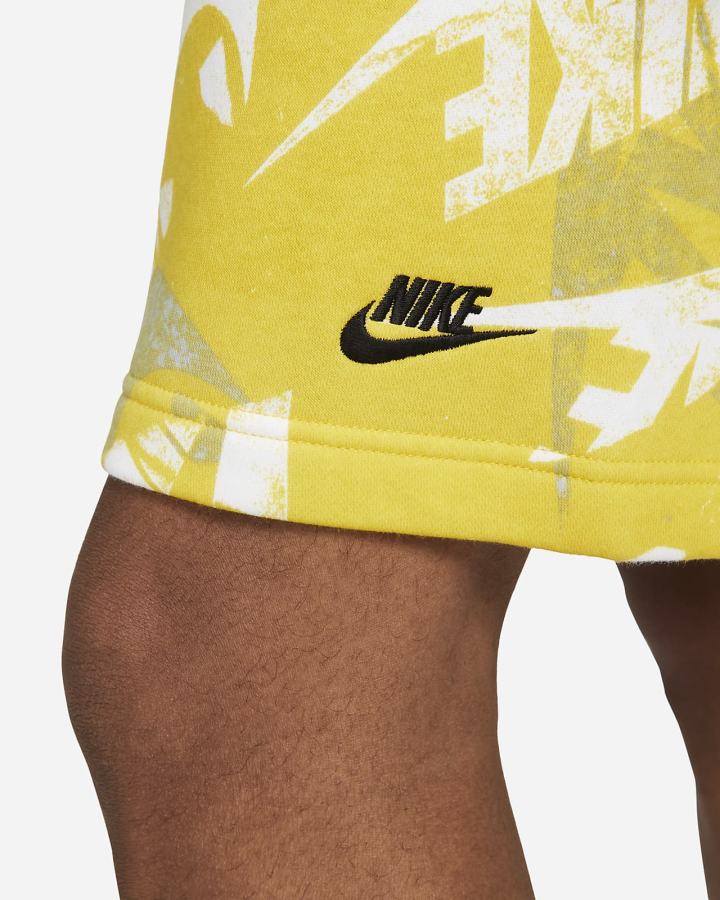Pantalones Cortos Nike Sportswear Sport Essentials+ Allover Print Hombre Negras | KGDFS-5671