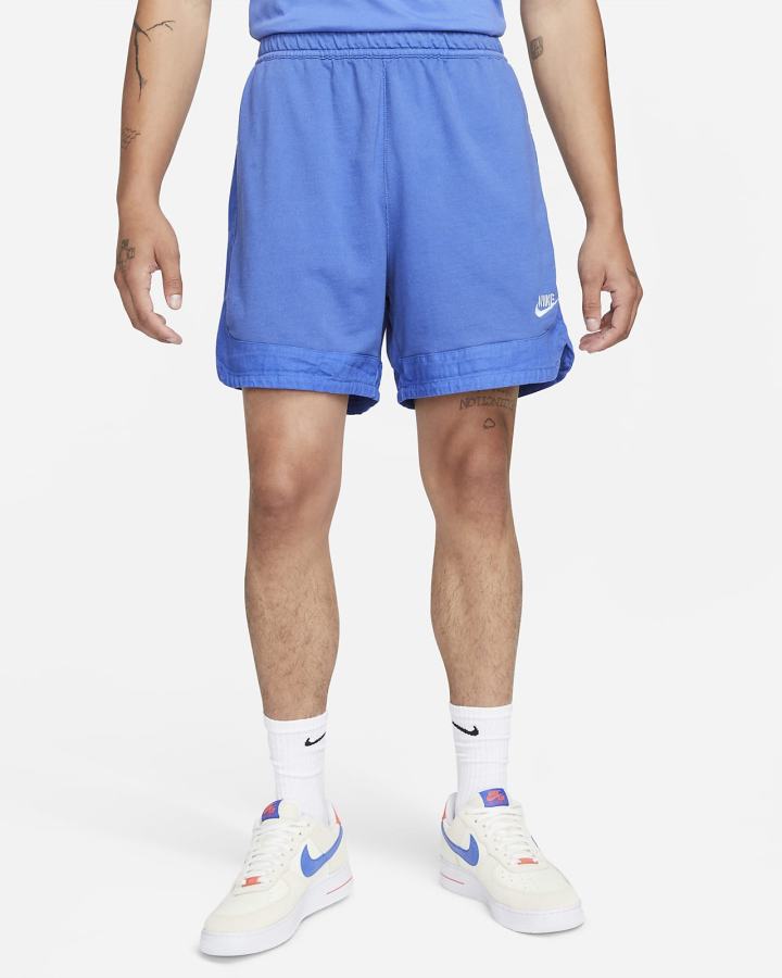 Pantalones Cortos Nike Sportswear Sport Essentials+ French Terry Hombre Azules Oscuro | KIHSL-2607