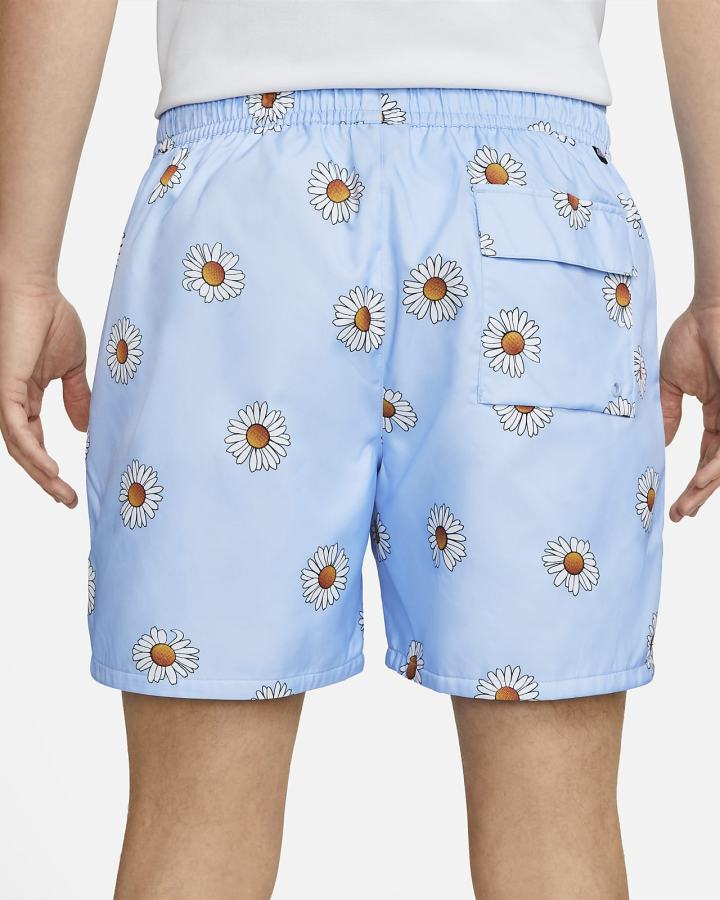 Pantalones Cortos Nike Sportswear Sport Essentials+ Flow Hombre Azules Claro Blancas | OXPTY-7436