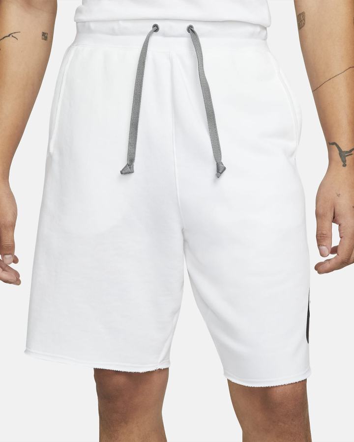 Pantalones Cortos Nike Sportswear Sport Essentials French Terry Alumni Hombre Blancas | PHCIF-8417