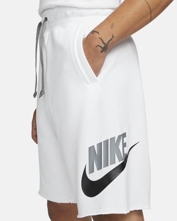 Pantalones Cortos Nike Sportswear Sport Essentials French Terry Alumni Hombre Blancas | PHCIF-8417