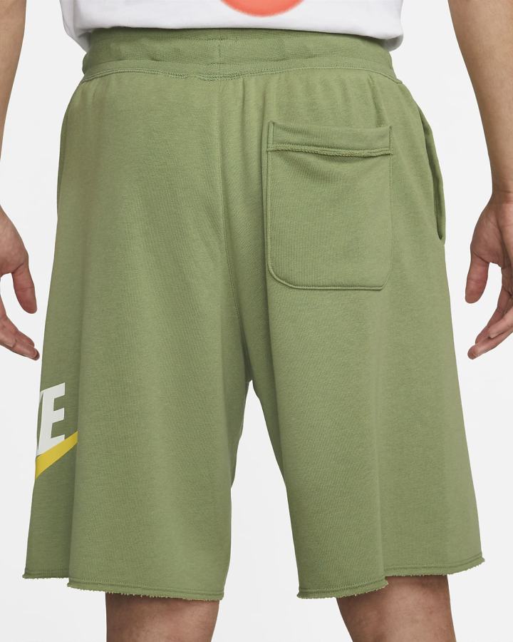 Pantalones Cortos Nike Sportswear Sport Essentials French Terry Alumni Hombre Verde | STLMP-4215