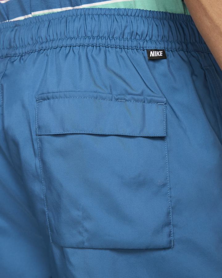 Pantalones Cortos Nike Sportswear Sport Essentials Woven Lined Flow Hombre Azules Oscuro Blancas | SWKYJ-8451