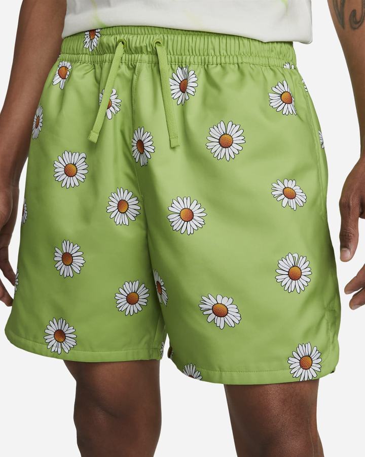 Pantalones Cortos Nike Sportswear Sport Essentials+ Flow Hombre Verde Blancas | TGNSH-9503