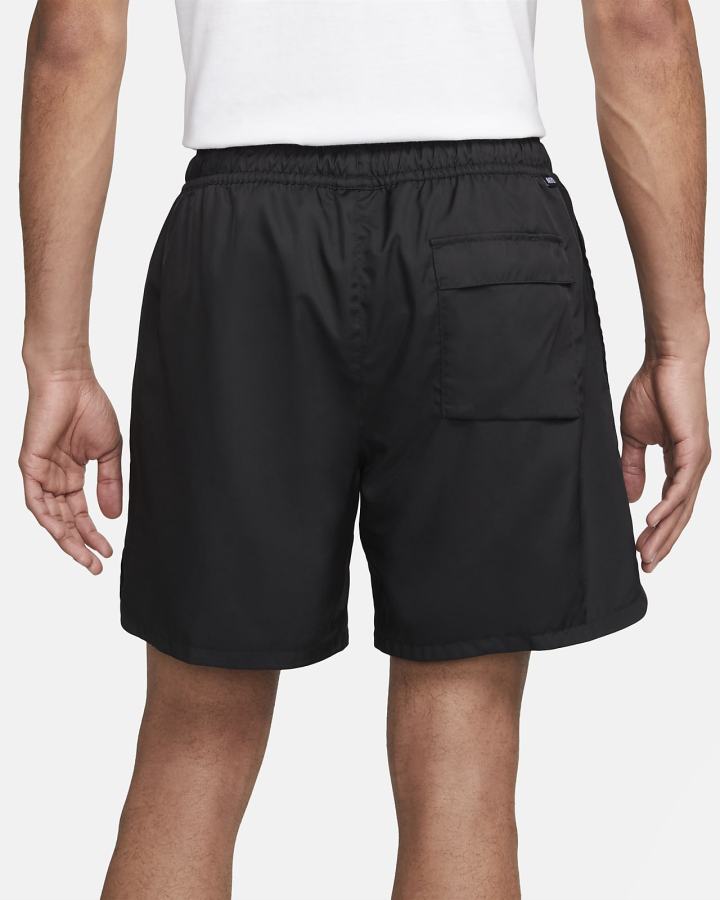 Pantalones Cortos Nike Sportswear Sport Essentials Woven Lined Flow Hombre Negras Blancas | TPMVI-1963