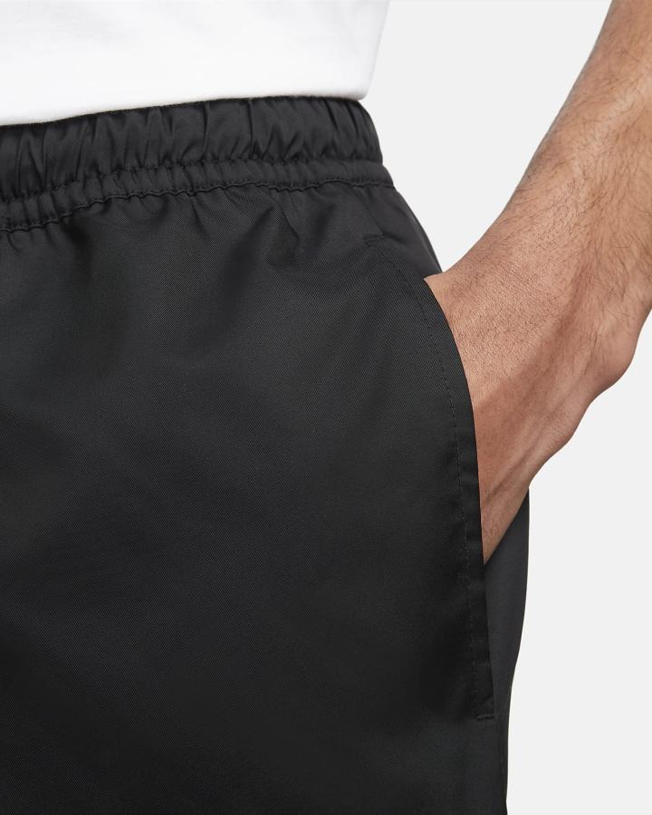 Pantalones Cortos Nike Sportswear Sport Essentials Woven Lined Flow Hombre Negras Blancas | TPMVI-1963