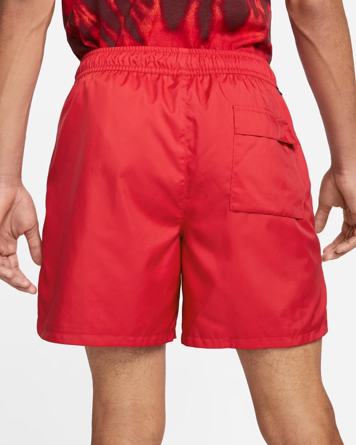 Pantalones Cortos Nike Sportswear Sport Essentials Woven Lined Flow Hombre Rojas Blancas | UZEPJ-2917
