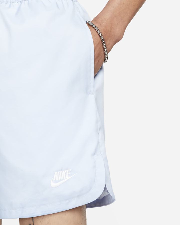 Pantalones Cortos Nike Sportswear Sport Essentials Woven Lined Flow Hombre Azules Claro Blancas | WXTEH-2143