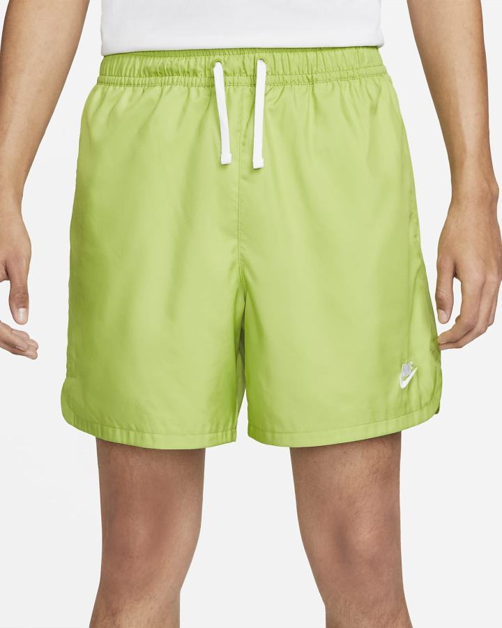 Pantalones Cortos Nike Sportswear Sport Essentials Woven Lined Flow Hombre Verde Blancas | XJGQN-6405