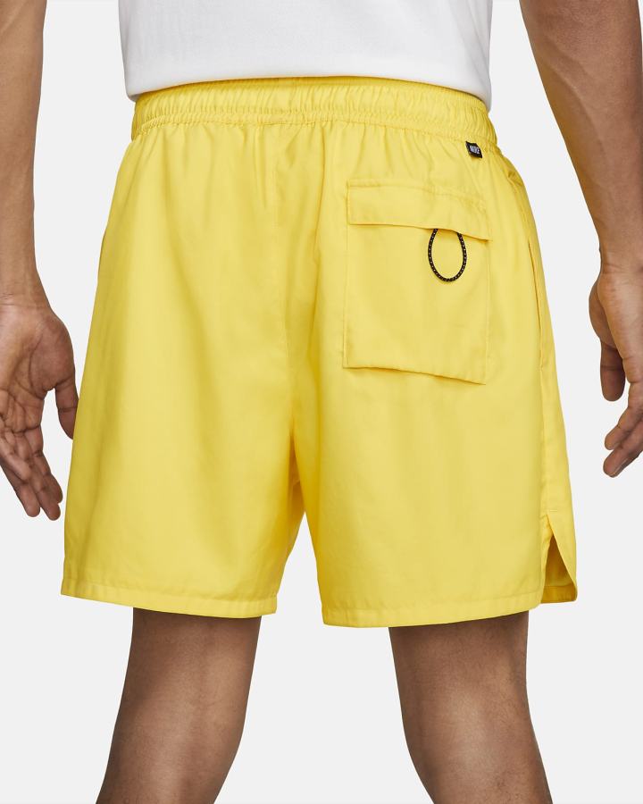 Pantalones Cortos Nike Sportswear Sport Essentials Woven Lined Flow Hombre Amarillo Blancas | YXLKH-2683
