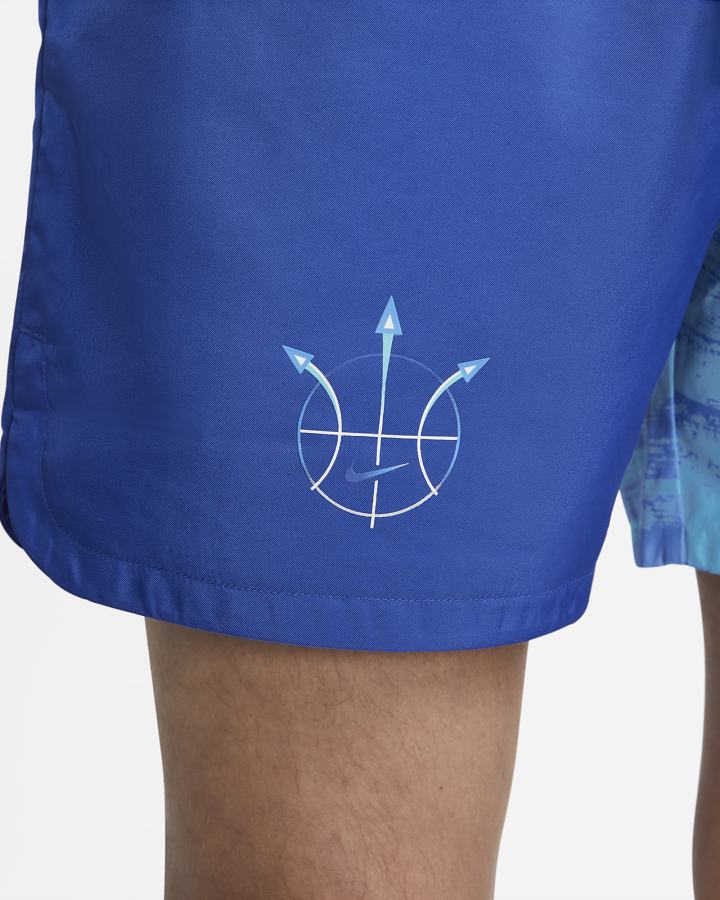 Pantalones Cortos Nike Sportswear Summer Hoops Woven Flow Hombre Azul Real | CQELU-1657