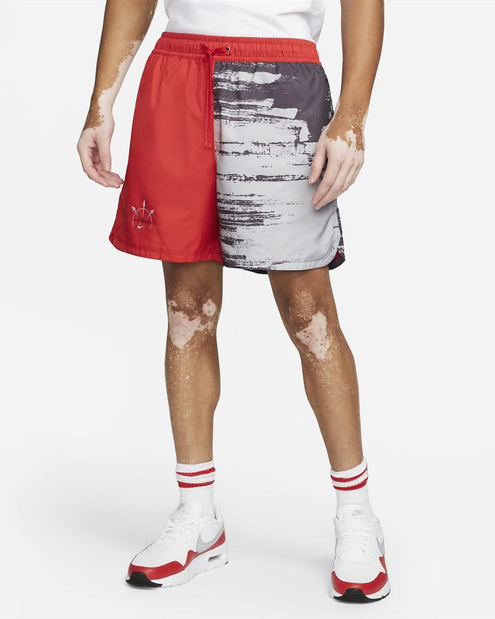 Pantalones Cortos Nike Sportswear Summer Hoops Woven Flow Hombre Rojas | REDVN-1087