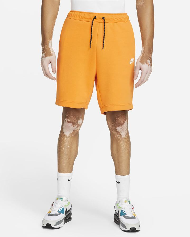 Pantalones Cortos Nike Sportswear Tech Fleece Hombre Blancas | BRKUY-3092