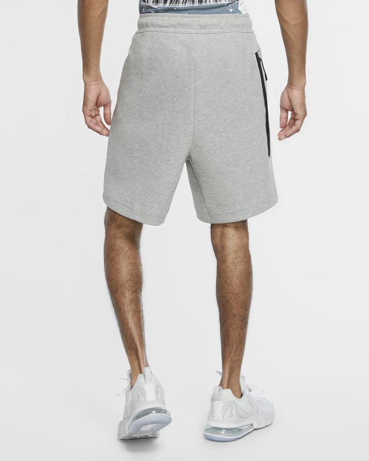 Pantalones Cortos Nike Sportswear Tech Fleece Hombre Gris Oscuro Negras | GYFWE-5948