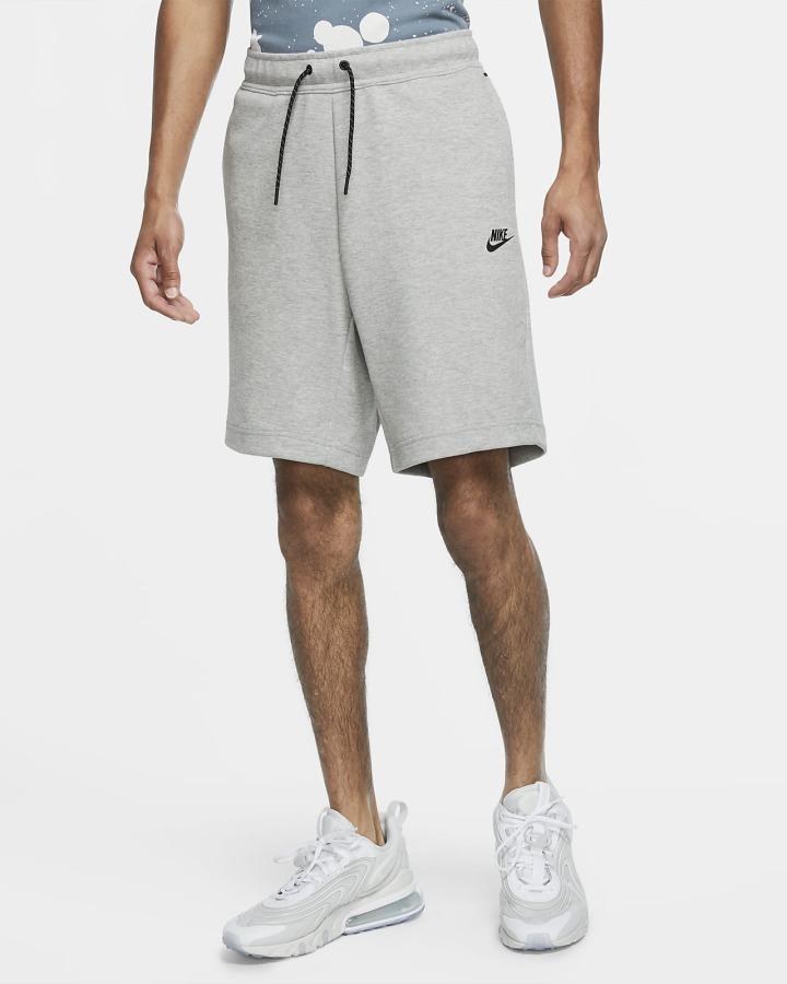 Pantalones Cortos Nike Sportswear Tech Fleece Hombre Gris Oscuro Negras | GYFWE-5948