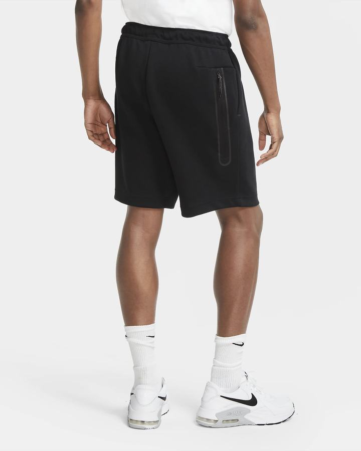 Pantalones Cortos Nike Sportswear Tech Fleece Hombre Negras | SENZL-5486