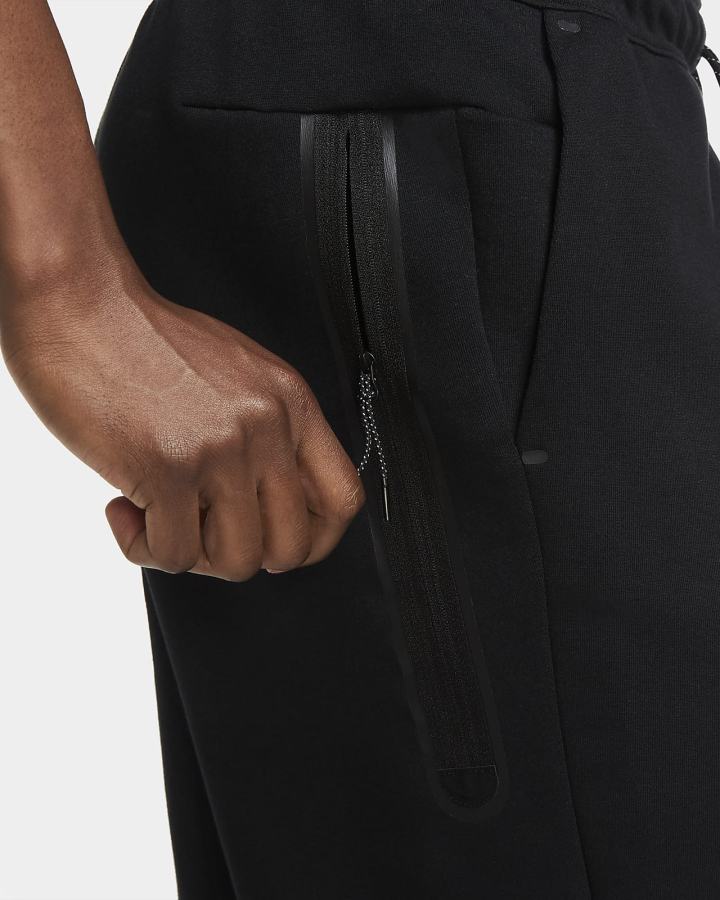 Pantalones Cortos Nike Sportswear Tech Fleece Hombre Negras | SENZL-5486