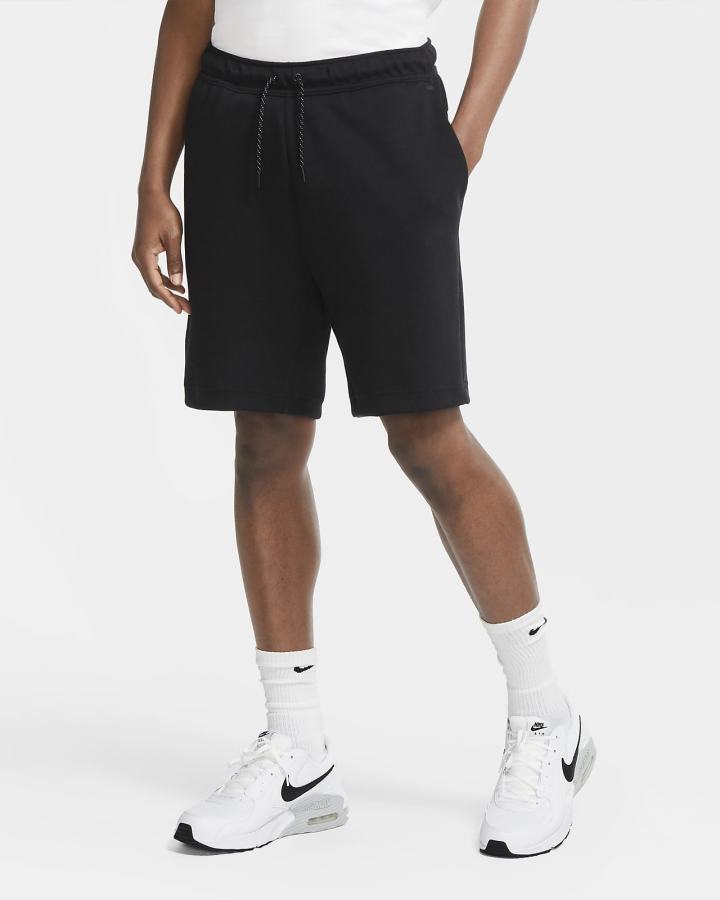 Pantalones Cortos Nike Sportswear Tech Fleece Hombre Negras | SENZL-5486