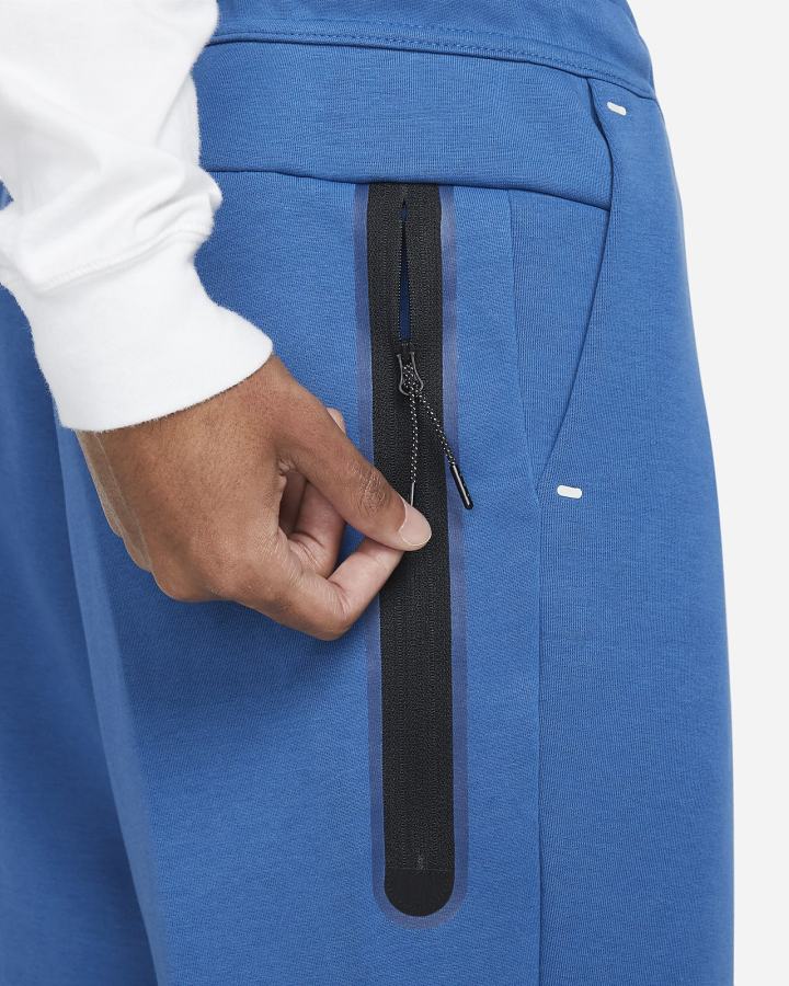 Pantalones Cortos Nike Sportswear Tech Fleece Hombre Azules Oscuro Beige Claro | WPYUX-5807