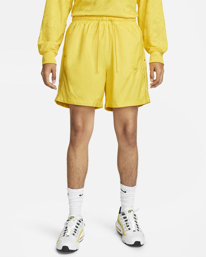 Pantalones Cortos Nike Sportswear Tech Pack Woven Hombre Amarillo Negras | LXWOB-4219