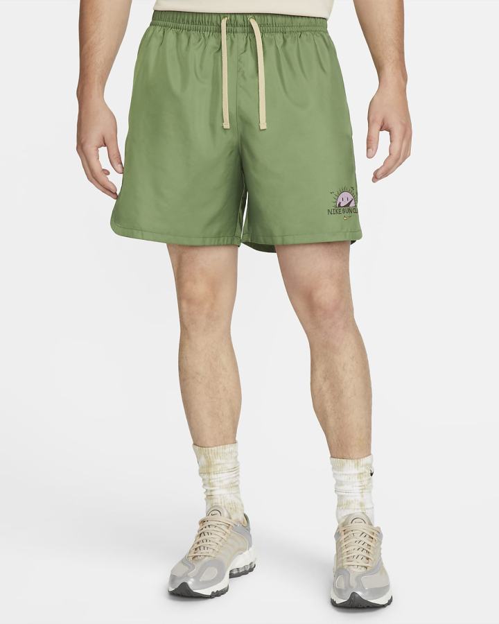 Pantalones Cortos Nike Sportswear Woven Flow Hombre Marrones | AISJG-0123
