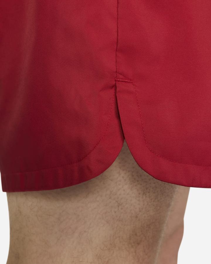 Pantalones Cortos Nike Sportswear Woven Flow Hombre Rojas Gris | IVMSZ-9876