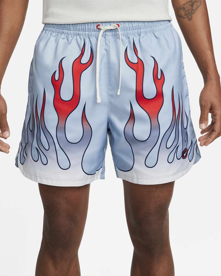 Pantalones Cortos Nike Sportswear Woven Flow Americana Hombre Azules | KXEZQ-2164